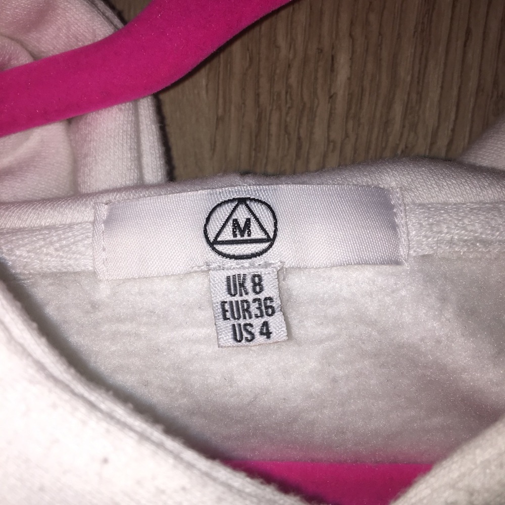White Women’s Hoodie/Sweatshirt, long sleeved, 4/S - Picture 5 of 5